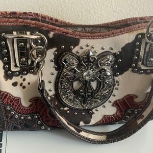 America Western sued &leather carry concealed shoulder bag